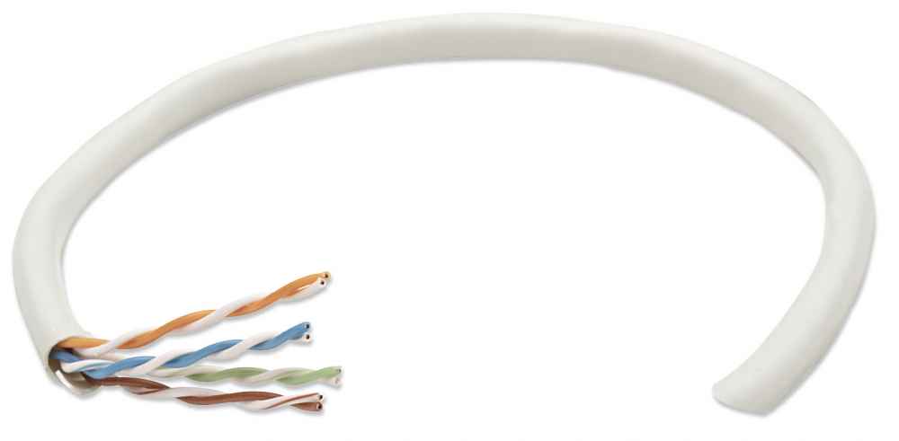 Bobina Intellinet 362320 - Cable Cat 5e CCA UTP 305m Gris