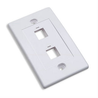Tapa Faceplate Intellinet 163293 - 2 Perforaciones Blanco Imagen principal del producto