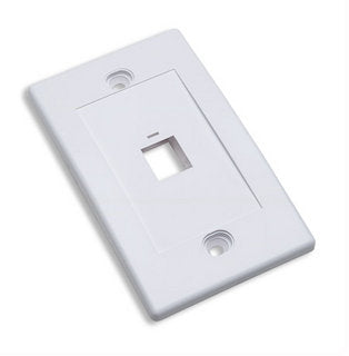 Tapa de Pared Intellinet 163286 1 Perforación - Blanco
