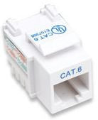 Jack Intellinet 210591 Cat 6 de Impacto Keystone - Blanco Imagen principal del producto
