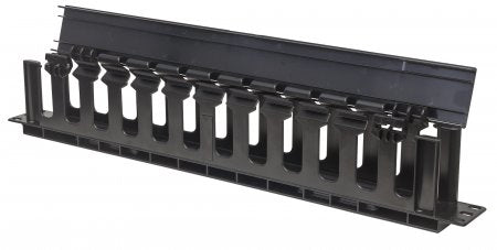 Organizador Horizontal de Cable Intellinet 714679 1U - Rack 19 pulgadas con Cubierta Imagen principal del producto