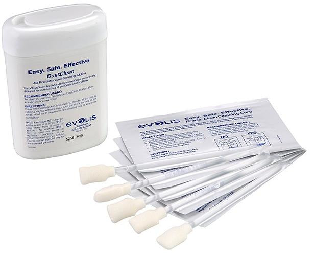 Kit de limpieza EVOLIS A5011 - Impresoras, Color blanco