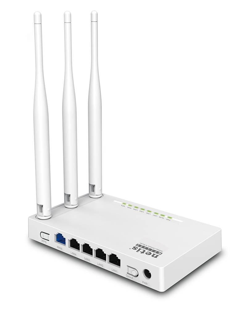 Router Inalámbrico Netis WF2409E N300 - 300 Mbps, 5 Puertos, 3 Antenas Imagen principal del producto