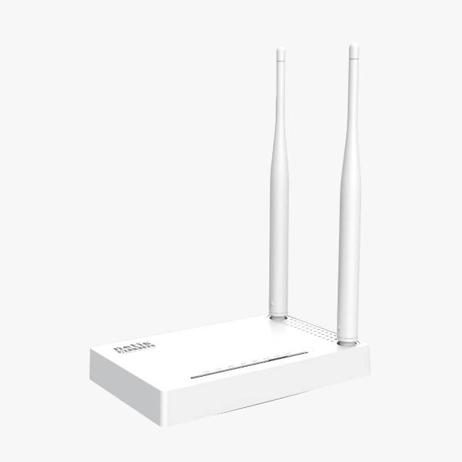 Router NETIS N300 WiFi 4 - Repetidor y Modo Cliente, 2 Antenas 5dBi