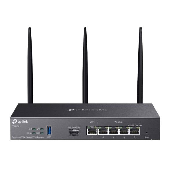 Router Omada ER706W WiFi 6 AX3000 Gigabit - VPN y conectividad profesional