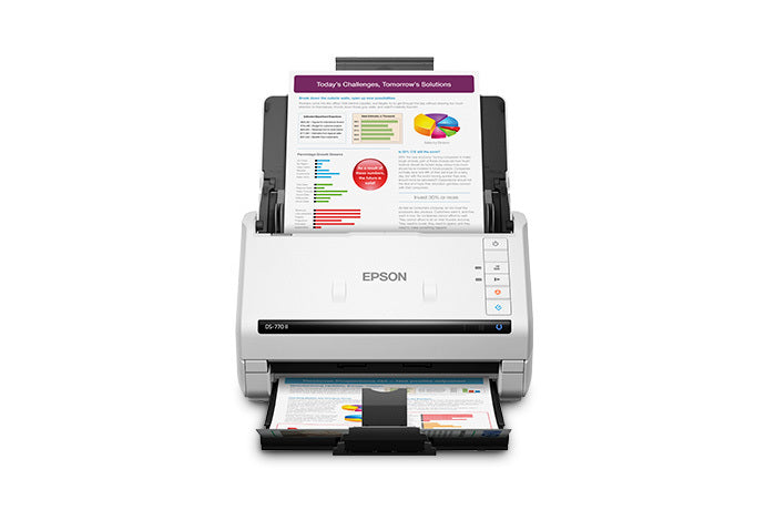 Escáner Epson DS-770 II - Dúplex, Alimentación Vertical, 7000 Páginas