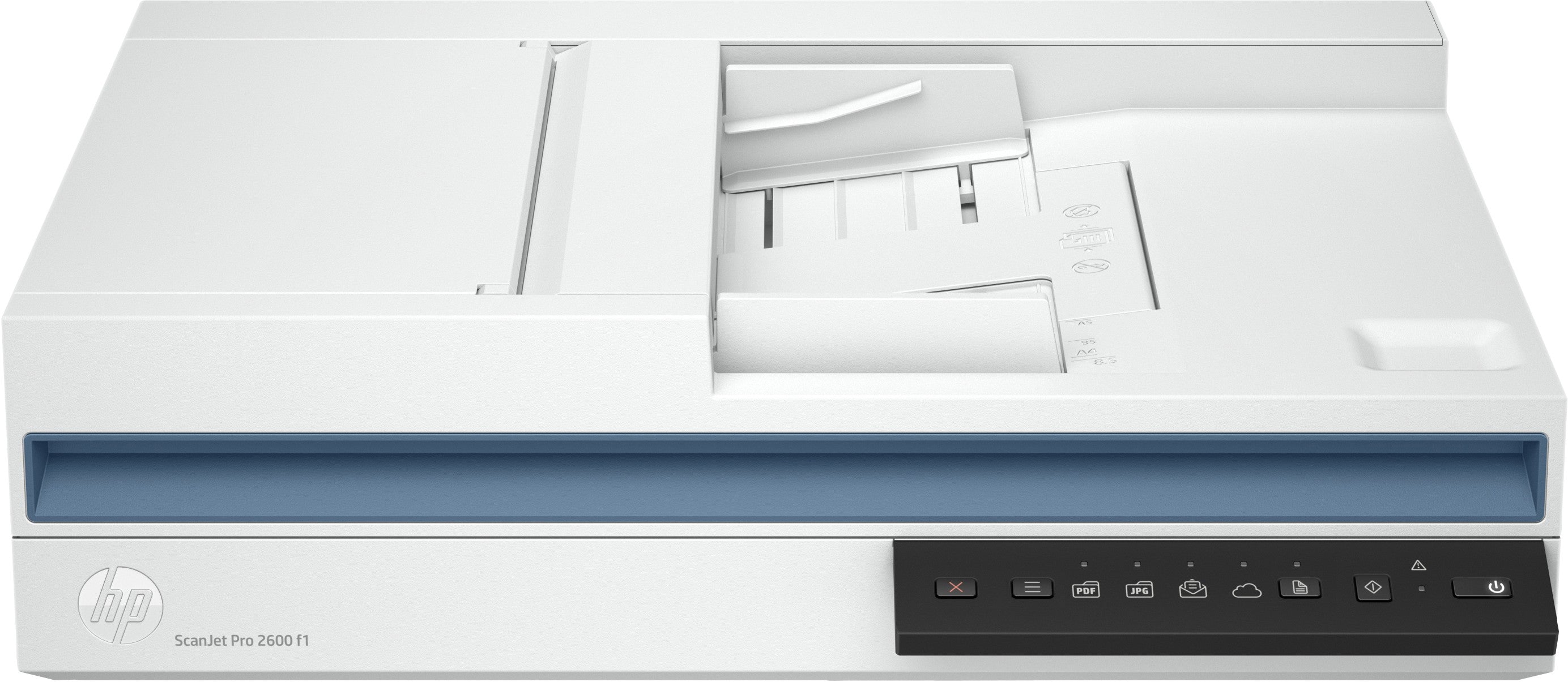 Escáner HP ScanJet Pro 2600 f1 - ADF, 25 ppm, Base Plana y Automática