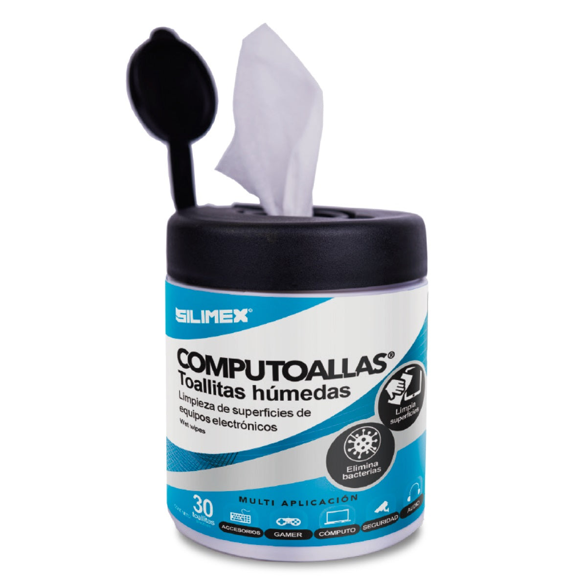 Toallas Húmedas SILIMEX Computoallas - Paños para Componentes Electrónicos