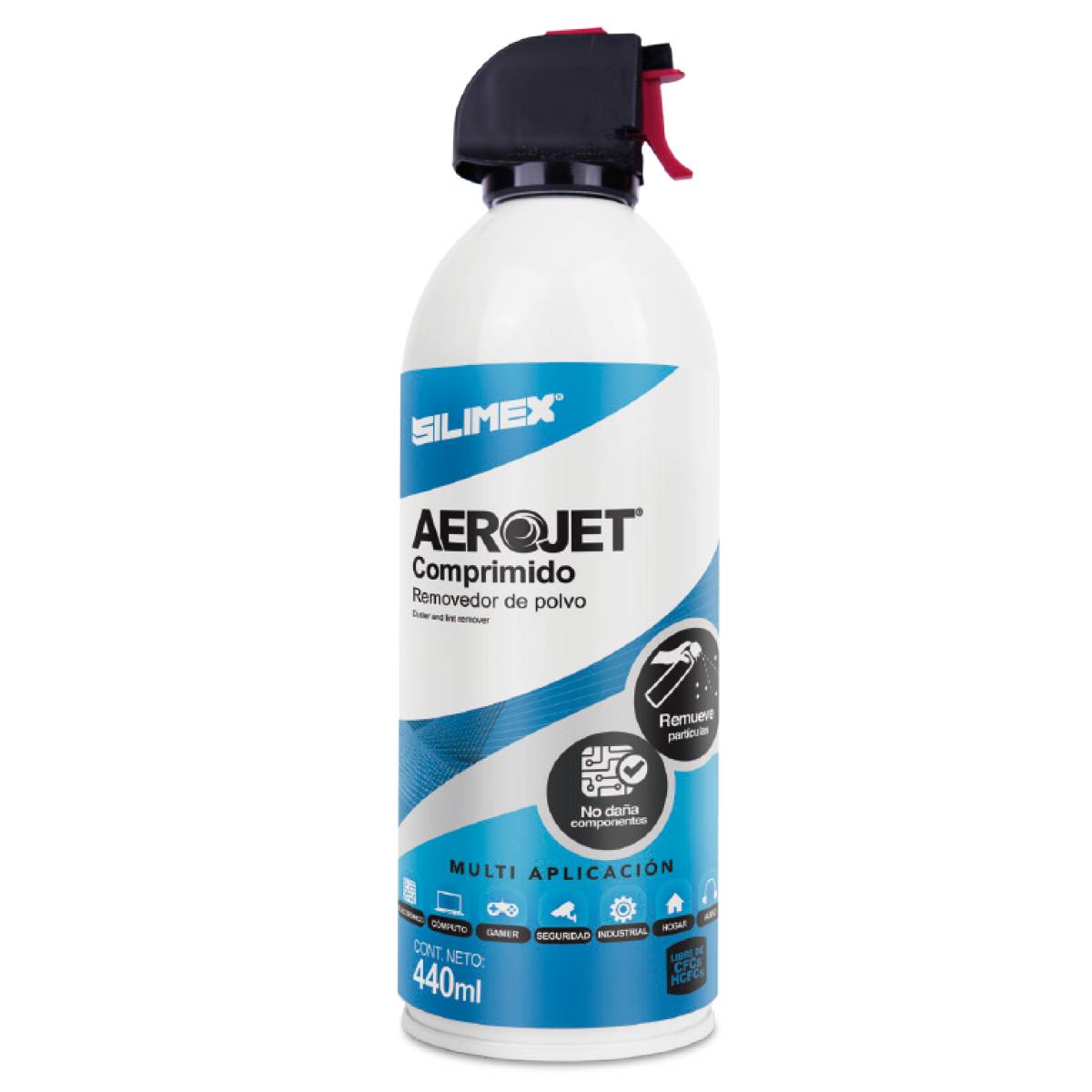 Removedor de Polvo SILIMEX AEROJET - Aire Comprimido para Teclados