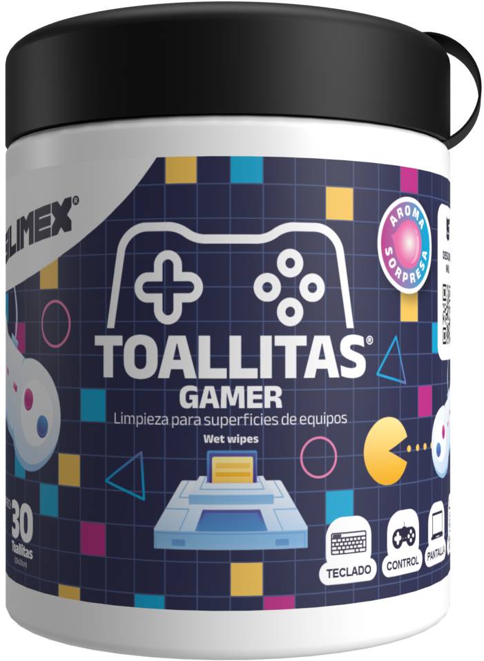 Toallitas Húmedas Limpiadoras SILIMEX Gamer 30 Piezas - Limpieza Profunda Imagen principal del producto