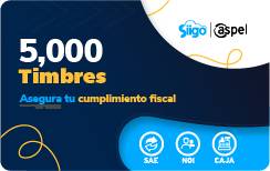 Timbres Fiscales ASPEL FACTE/5000 Paquete 5000 Electrónicos - Facturación Digital Imagen principal del producto