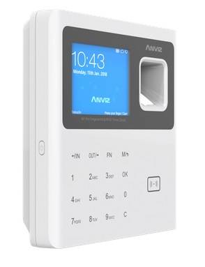 Control de Asistencia Anviz AN-W1PRO - Checador de Huella Digital Plata