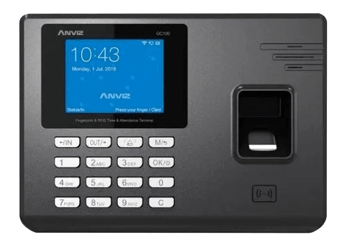 Control de Acceso y Asistencia Anviz AN-GC150 - Biométrico Negro Imagen principal del producto