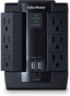 Supresor de Picos CyberPower P600WSURC1 - 6 Contactos, Protección de Energía