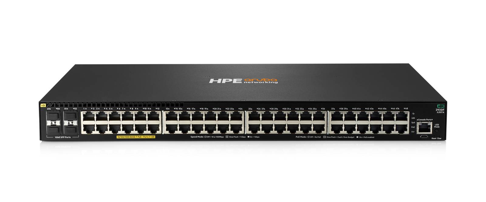Switch Aruba 2930F 48 puertos PoE+ Gigabit Ethernet - Layer 3 stackable 740W