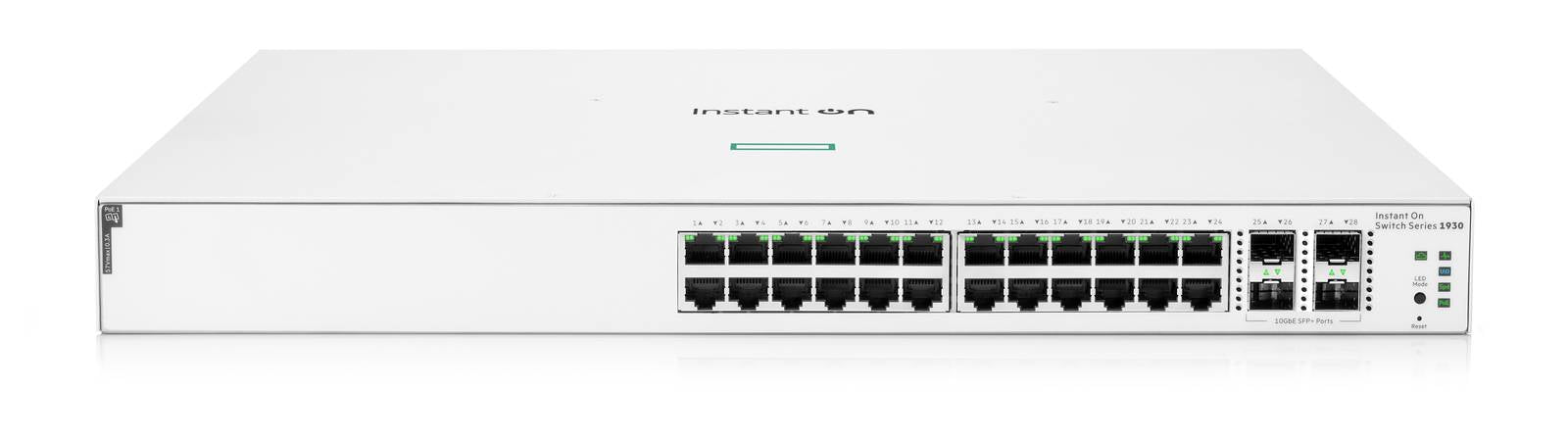 Switch Aruba Instant On 1930 - 24 puertos PoE 370W + 4 SFP+ 10GbE