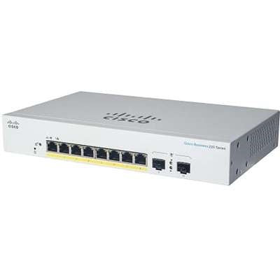 Switch CISCO CBS220-8FP-E-2G-NA 8 Puertos - Gigabit Ethernet, PoE+ Imagen principal del producto
