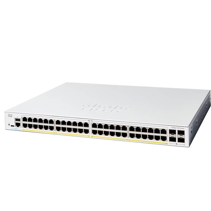 Switch Cisco Catalyst C1200-48T-4G 48 Puertos - Montable en Rack