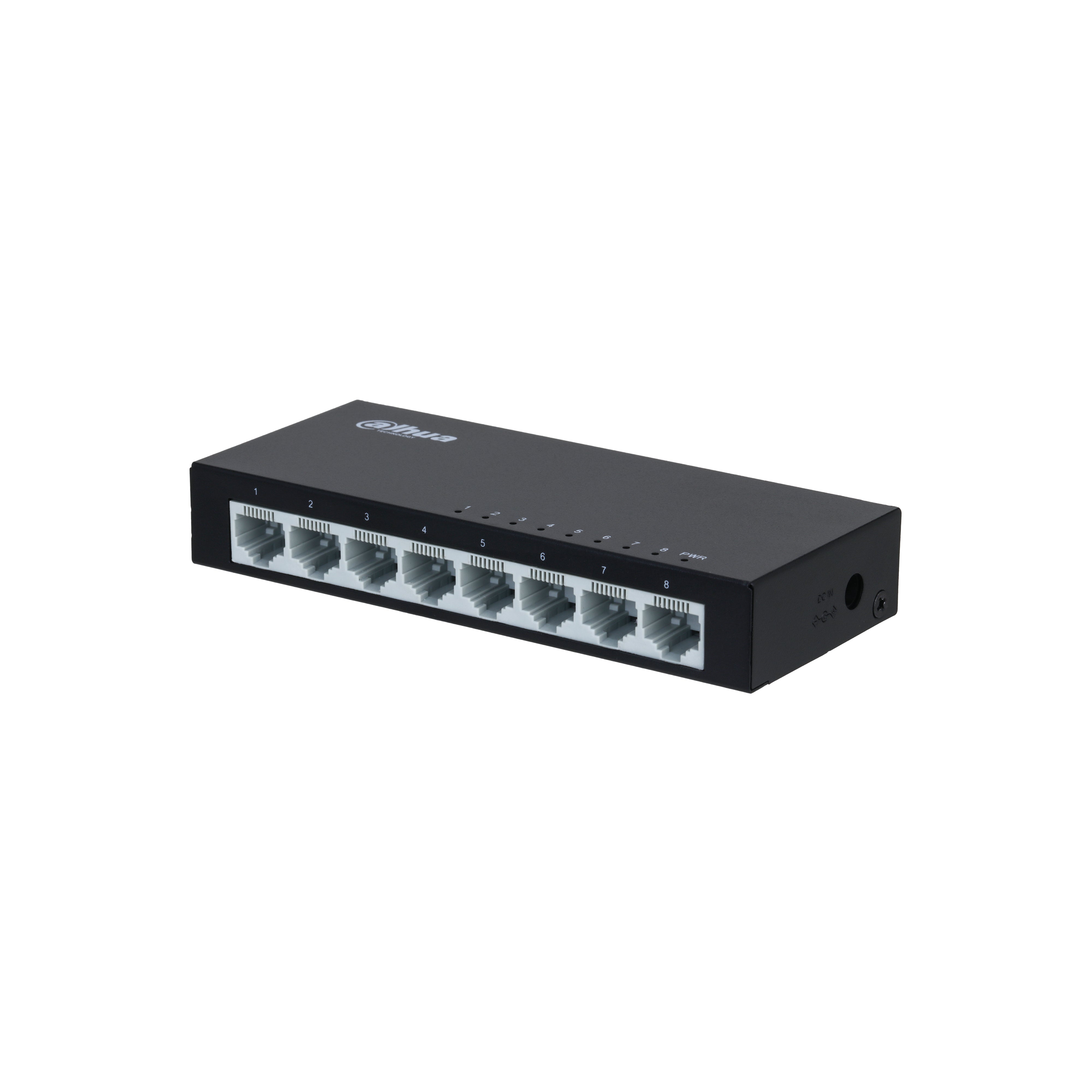 Switch Dahua 8 Puertos DH-PFS3008-8ET-V2 - Conectividad Ethernet profesional Imagen principal del producto