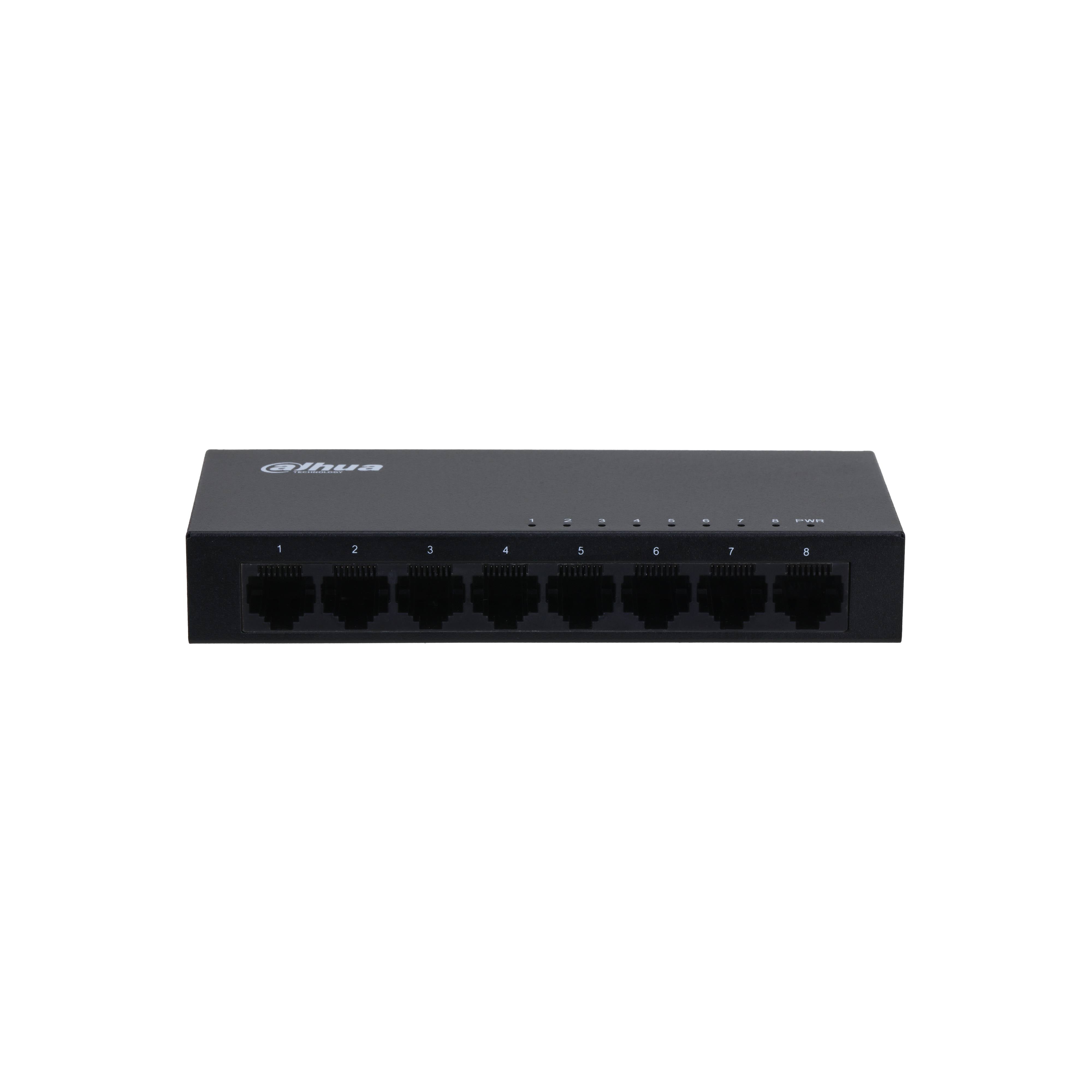 Switch Dahua PFS3008-8GT 8 Puertos Gigabit - Conexión de Red Profesional Imagen principal del producto