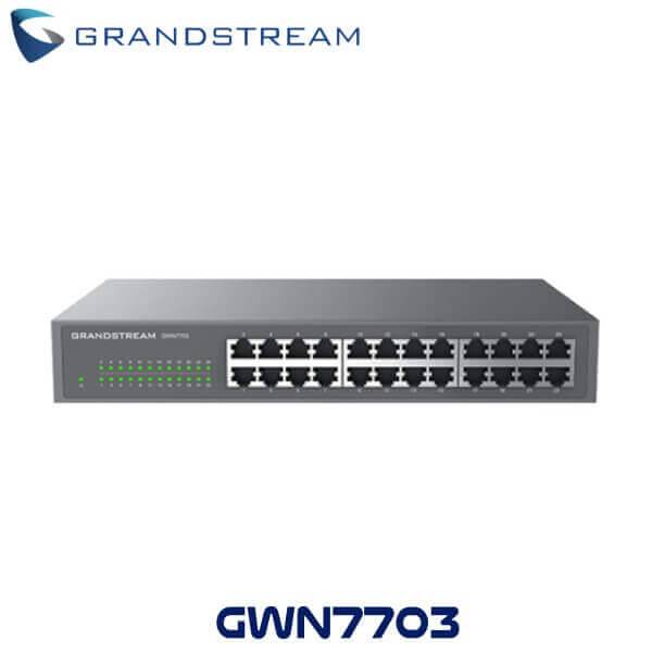 Switch Grandstream GWN7703 24 Puertos Gigabit - MDI/MDIX, Gabinete Metálico