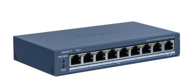 Switch Hikvision DS-3E1309P-EI/M - 8 Puertos PoE+ Monitoreable Imagen principal del producto