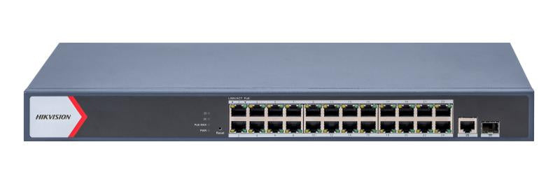 Switch Gigabit PoE+ Hikvision DS-3E1526P-EI 24 Puertos - Monitoreable