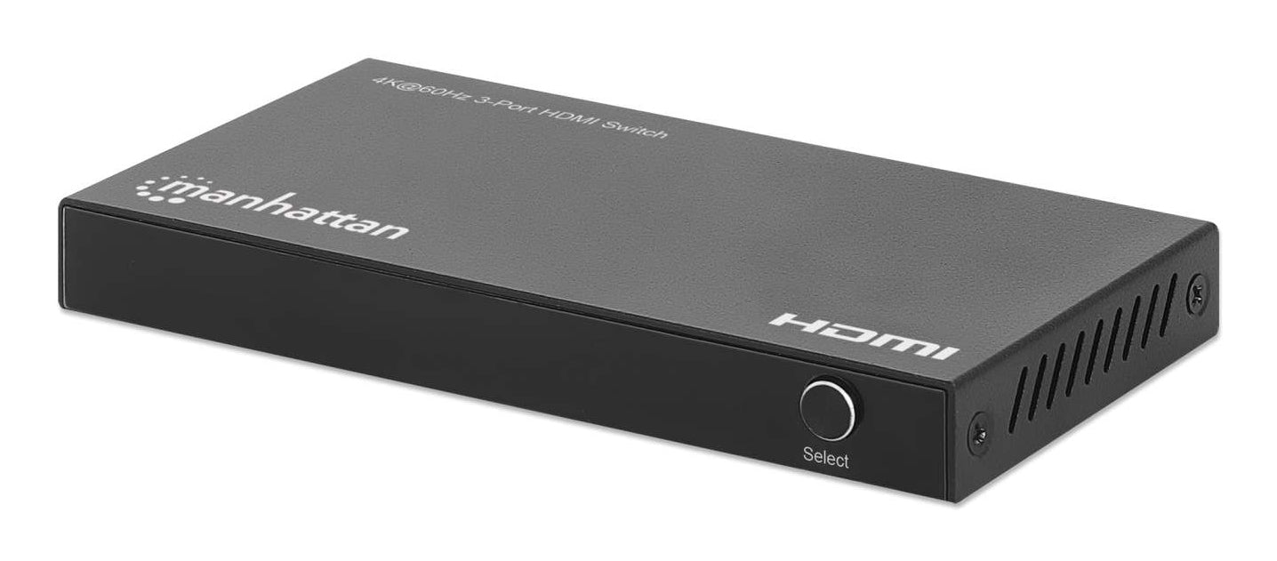 Switch HDMI Manhattan 208222 3 Puertos 4K - Conexión Múltiple Imagen principal del producto