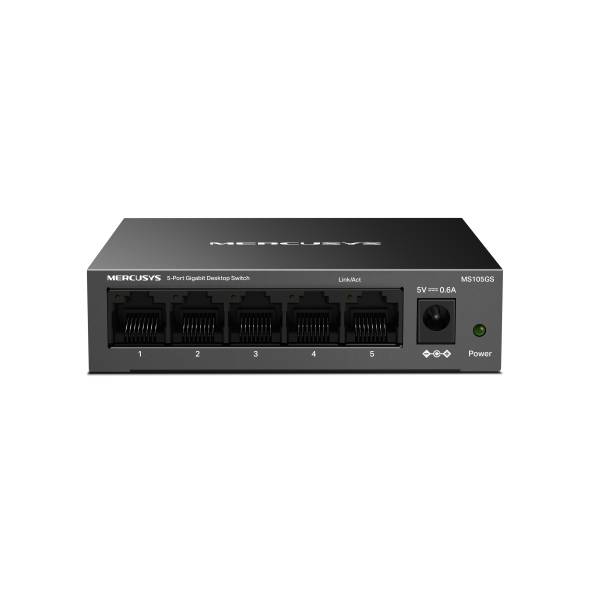 Switch Gigabit Mercusys MS105GS 5 Puertos - Conexión de Escritorio Imagen principal del producto