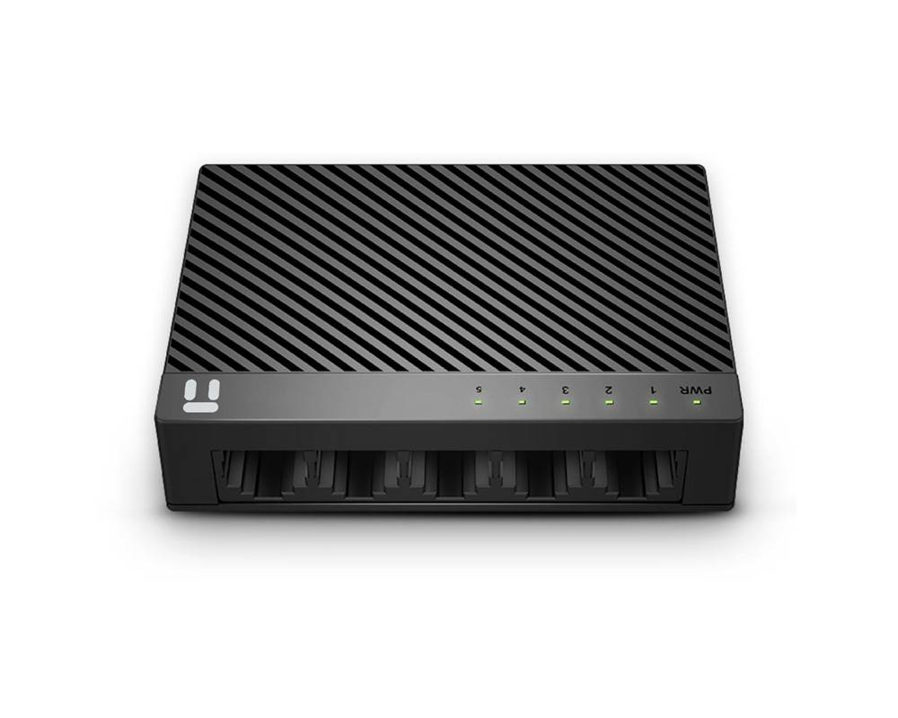 Switch NETIS ST3105C 5 puertos 10/100Mbps - Escritorio, Conector Seguro