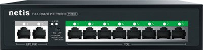 Switch Netis P110GC 8 Puertos POE 120W - 1000 Mbps, Plug and Play