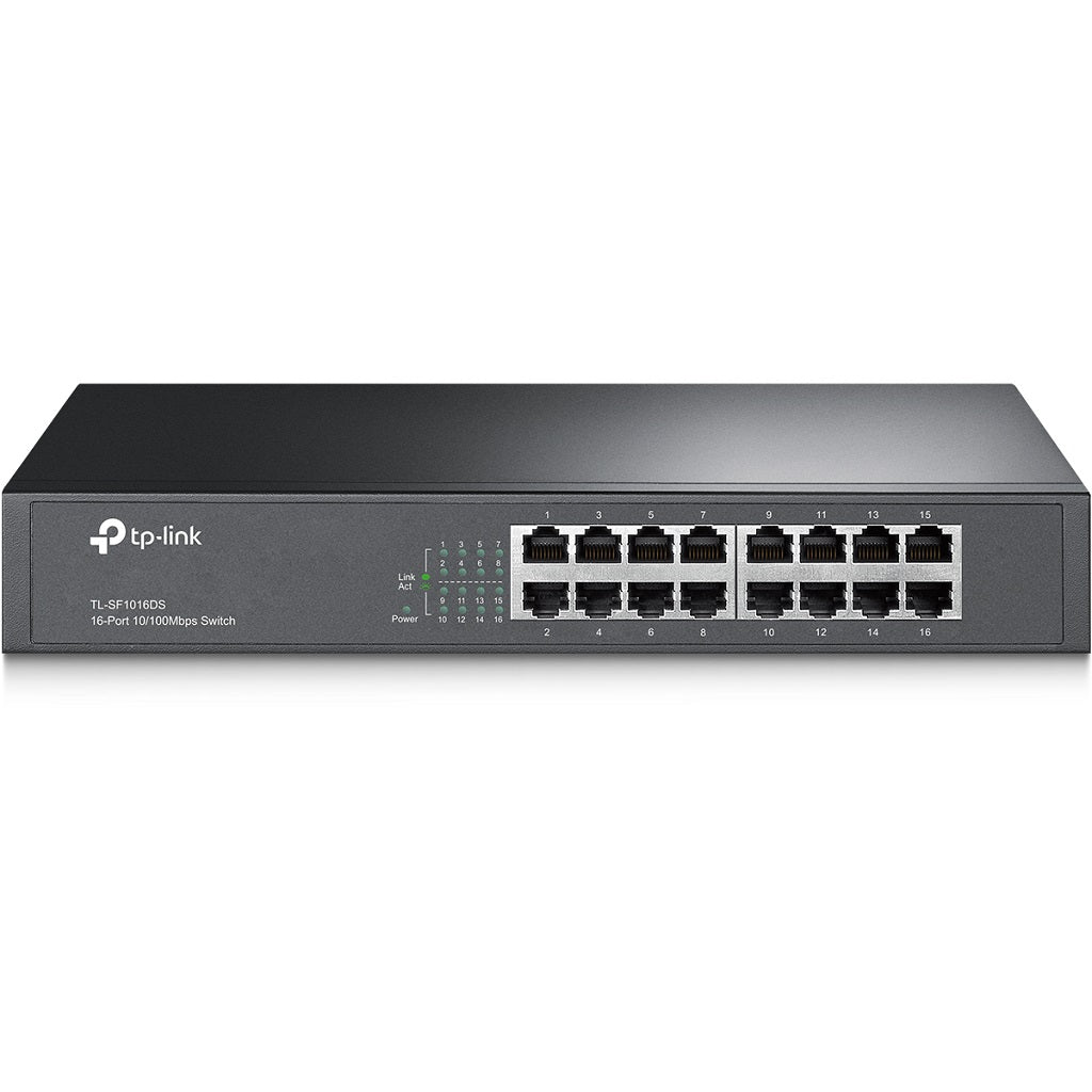Switch TP-LINK TL-SF1016DS 16 Puertos - Conectividad Ethernet Profesional Imagen principal del producto