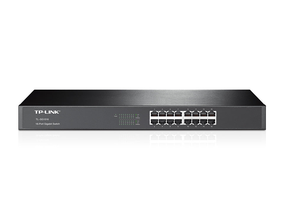Switch TP-LINK TL-SG1016 16 Puertos Gigabit - Negro