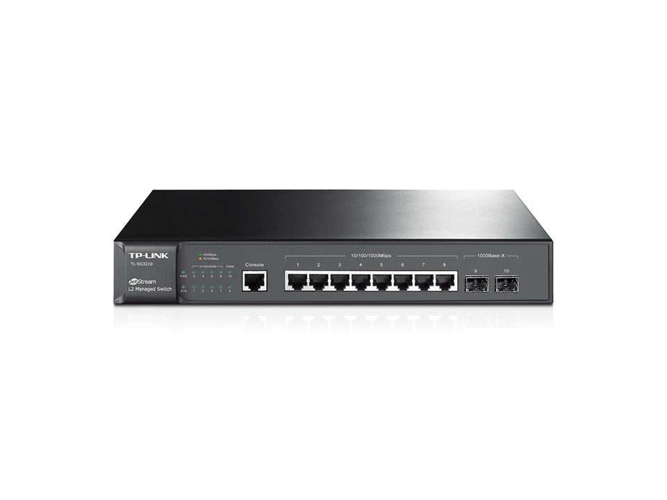 Switch Administrable TP-LINK SG3210 - 8 Puertos Gigabit 10/100/1000Mbps