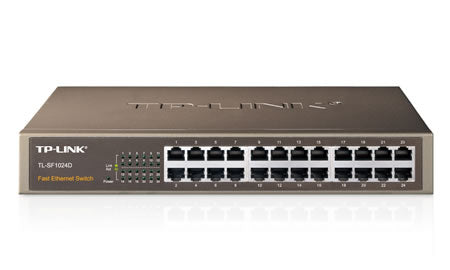 Switch TP-LINK TL-SF1024D 24 puertos - Conectividad de red profesional