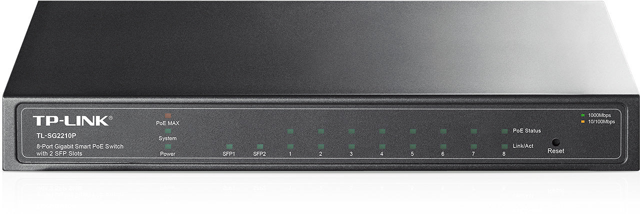 Switch PoE TP-LINK SG2210P 16 Puertos Gigabit - Administrable, PoE+