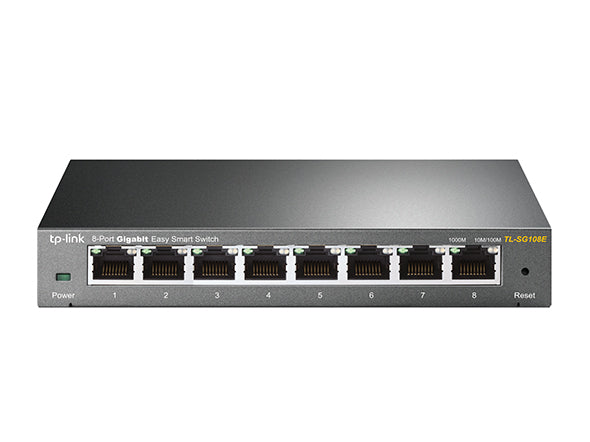 Switch Gigabit 8 puertos TP-LINK TL-SG108E - Conexión rápida y confiable
