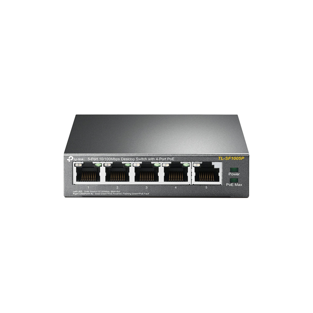 Switch TP-LINK TL-SF1005P 5 puertos 10/100 Mbps con PoE integrado Imagen principal del producto