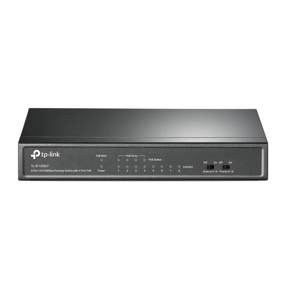 Switch TP-LINK TL-SF1008LP 8 Puertos 10/100Mbps - 4 Puertos PoE Imagen principal del producto