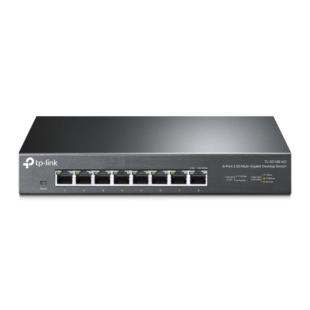 Switch TP-LINK TL-SG108-M2 8 Puertos Gigabit - Negro