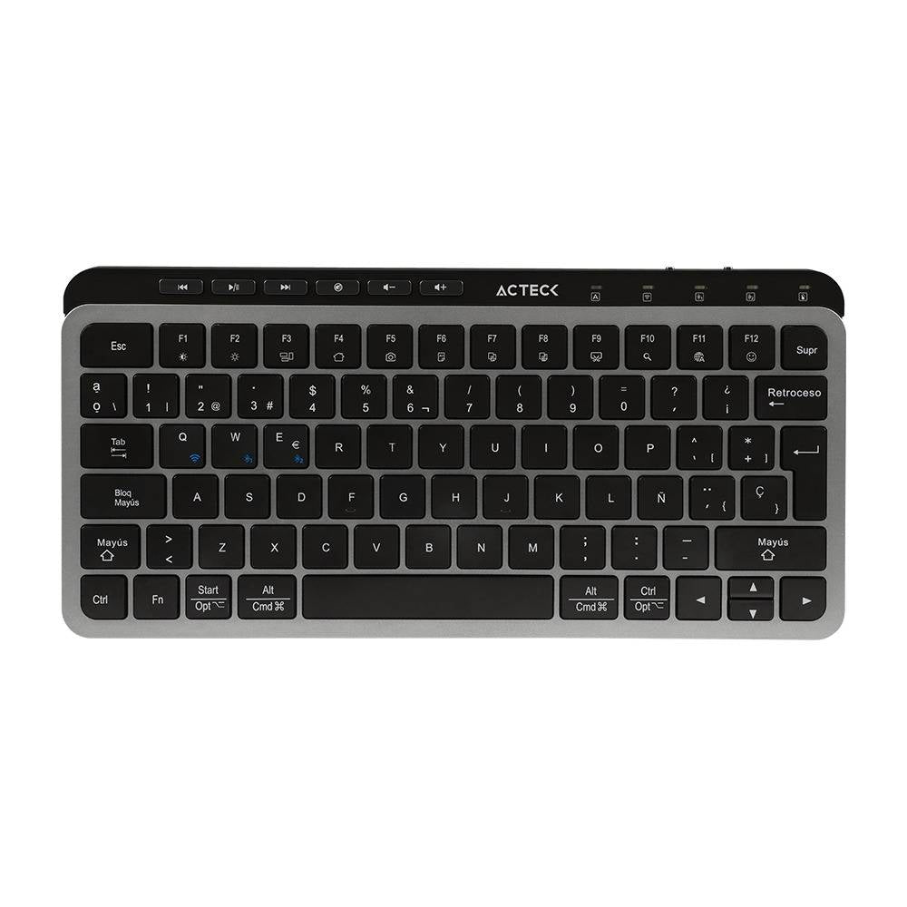 Teclado Inalámbrico ACTECK TI750 - Bluetooth 5.1, 2.4GHz, 3 Dispositivos Imagen principal del producto