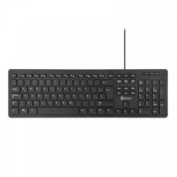 Teclado Slim Getttech GGK-ESMWR-01 - Diseño Compacto y Inalámbrico Imagen principal del producto