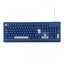 Teclado Getttech GGK-ESMWR-02-BL Azul - Inalámbrico y Ergonómico