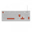 Teclado Getttech GGK-ESMWR-02-WH Blanco - Diseño Ergonómico