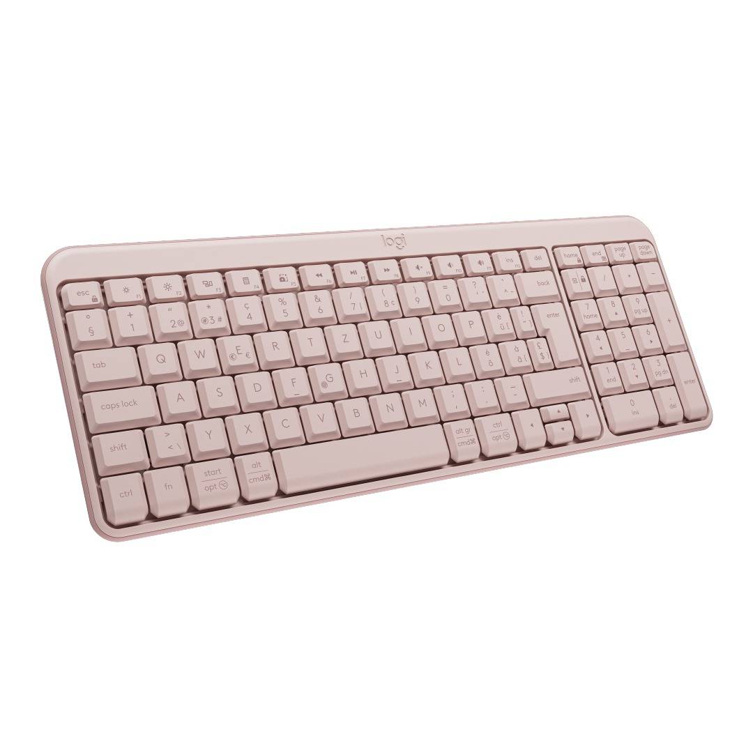Teclado Logitech K250 - Inalámbrico Compacto Color Rosa