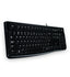 Teclado Logitech K120 USB - Conexión Alámbrica, Diseño Compacto Negro