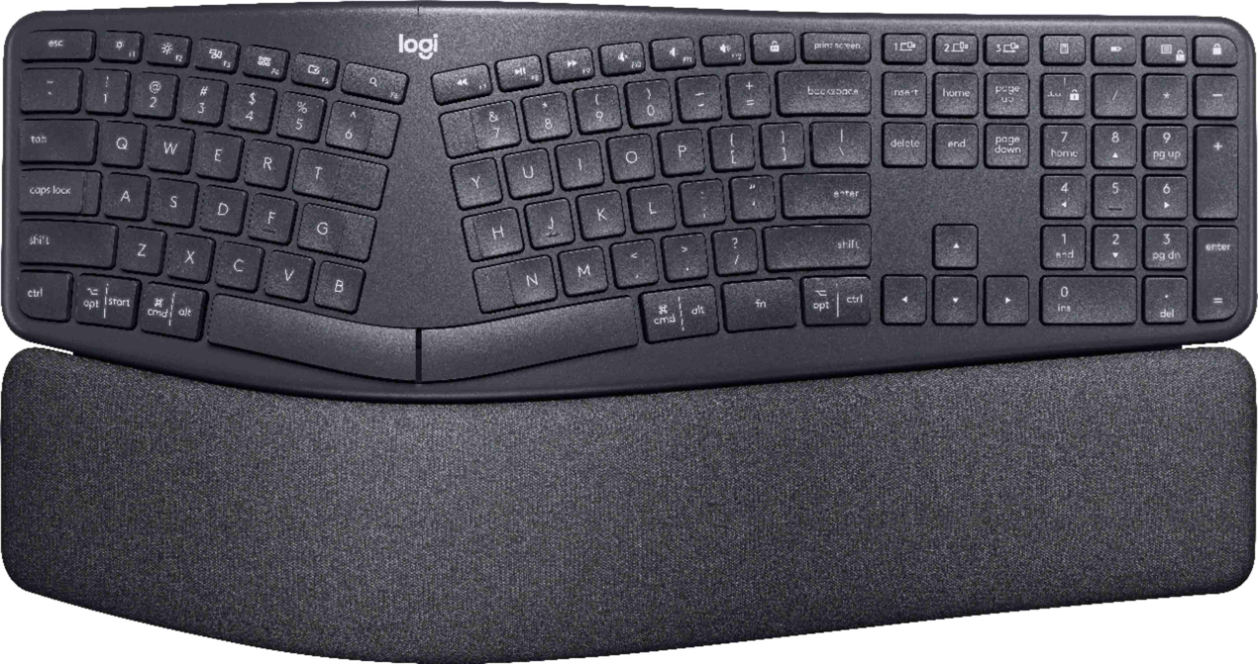 Teclado Logitech ERGO K860 - Inalámbrico Bluetooth, Ergonómico Negro Imagen principal del producto