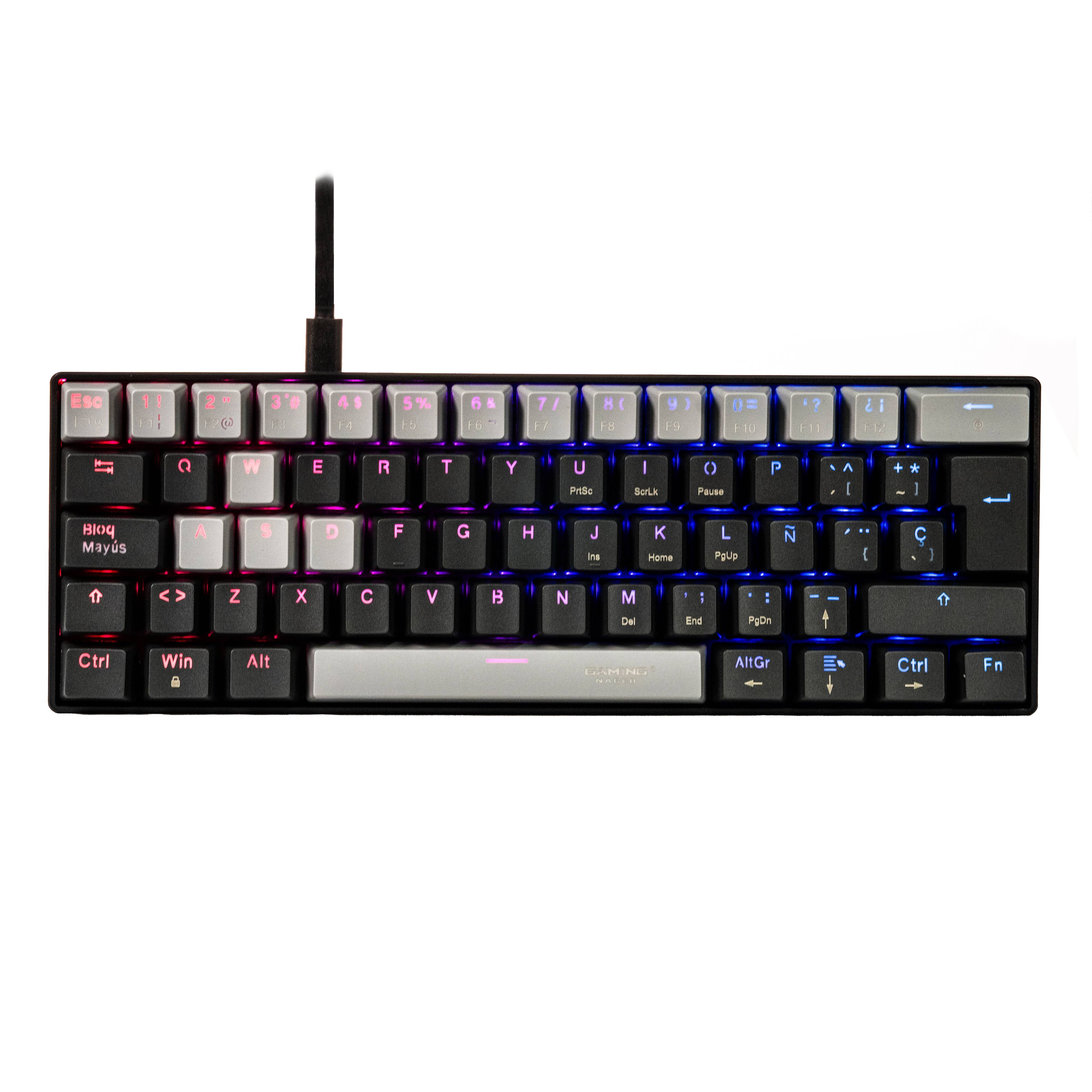 Teclado Mecánico Gamer 60 Naceb NA-0968 - Compacto y Profesional Imagen principal del producto