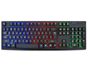 Teclado BROBOTIX 841581 USB Negro - Compacto y Ergonómico