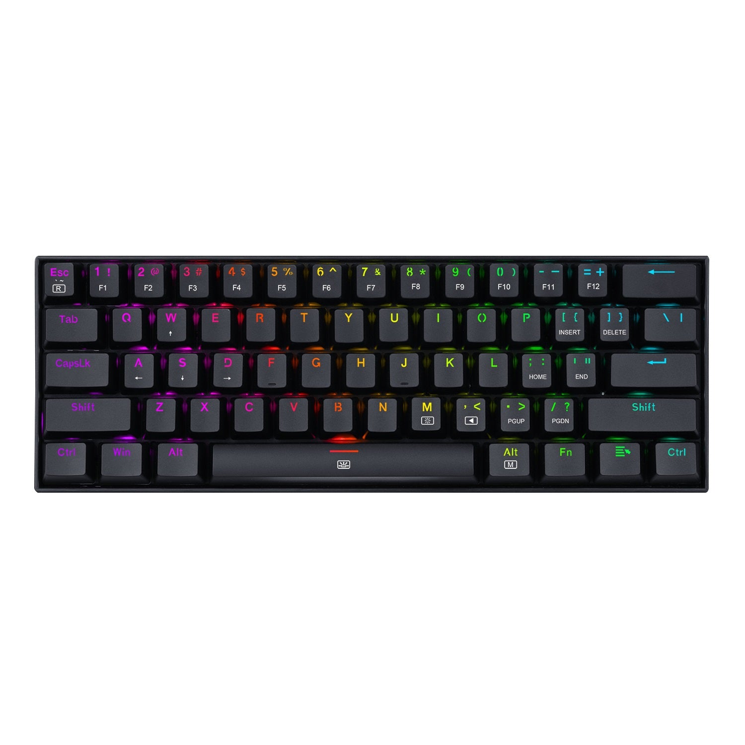 Teclado Mecánico Redragon Dragonborn K630RGB RED - RGB, Gaming, Negro Imagen principal del producto